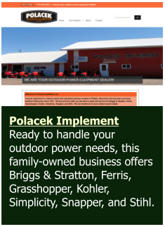 Polacek Implement, Phillips, Wisconsin, Price County